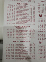 Halal Musa Chinese Food menu