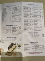 Sushi Palace menu