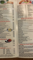 Sushi Village menu