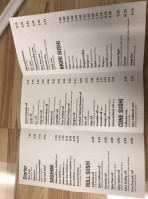 Maiko Sushi menu