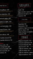 El Tiburón Gaucho Seafood And Steakhouse menu