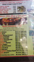 Taqueria Emilio menu