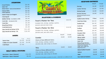 J.l.trent's Seafood Grill menu