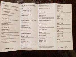 Lele East West Thai Vietnamese Cuisine menu