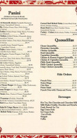 Fisher's Cafe menu