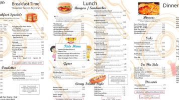 Melvinville Coney Island menu