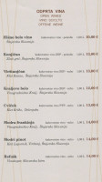 Gostišče Marjan Bohorč S.p. menu