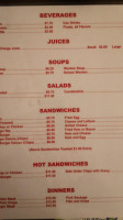 Lee's Restaurant menu