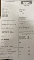 Tempo Place Emporium menu