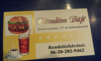 Dömdöm Büfé food