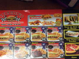 Speedys Burguers food