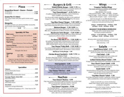 Say Cheese Pizza And Wings menu