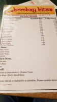 Bombay Bites menu