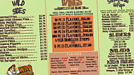 Eddy's Wild Wings menu