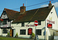 The Brantham Bull outside