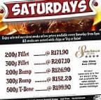 Stonehaven On Vaal menu