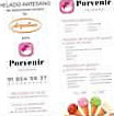 Porvenir menu