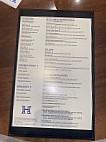 Hendriks Restaurant Bar menu