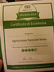 Agriturismo Terra Del Vento menu