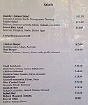 Serigo Espresso menu