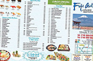 Fuji Grill menu