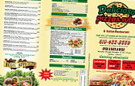 Delicioso Pizza Subs menu