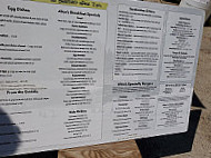 Alice's Restaurant menu