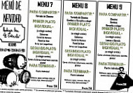 El Estribo menu