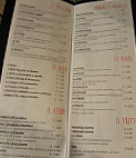 99 Gradi menu