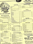 Wayne's Pizza menu