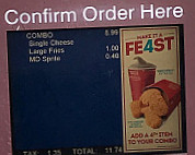 Wendy's Old Fashioned Hamburgers menu