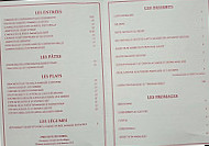 Le Rostand menu