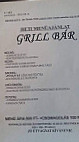 Grill menu