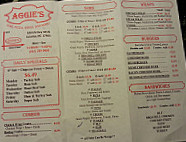 Aggie's Steak menu