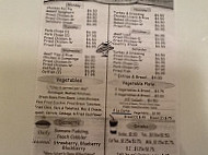 Judy's menu