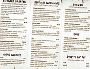 Scapegoat Eatery menu