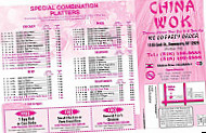 China Wok menu