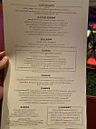 Ballo Social Club menu