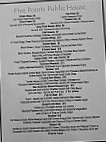 Irish Cultural Center menu