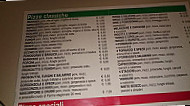 Moreno's Pizzeria menu