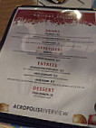 Acropolis Greek Taverna Riverview menu