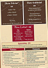 L'Alcyone menu