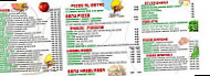 Pizza Speedy menu