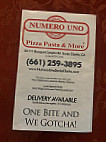 Numero Uno Pizza Santa Clarita menu