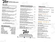 Vic's menu