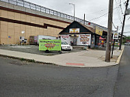 Randy The Hot Dog Guy outside