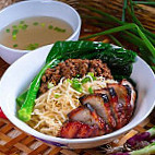 Traditional Sarawak Kolo Mee (clementi) food