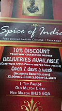 Spice Of India