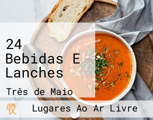 24 Bebidas E Lanches