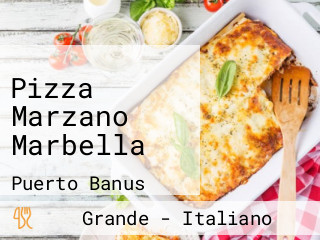 Pizza Marzano Marbella